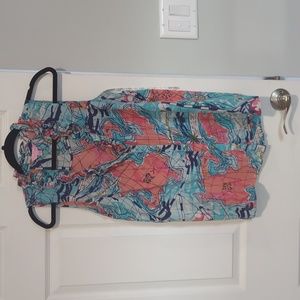 Lilly Pulitzer x marks the spot top